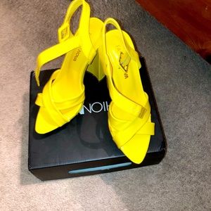 Yellow heels